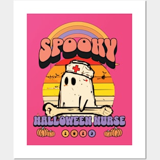 Cool Halloween Nurse Fall Women Posters and Art